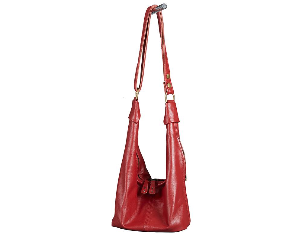 Genuine leather hobo bag best sale