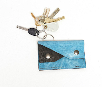 Minimalist Leather Wallet, Leather Credit Card Wallet-Key License Pouch