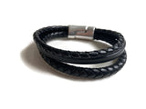 mixed braid magnetic bracelet