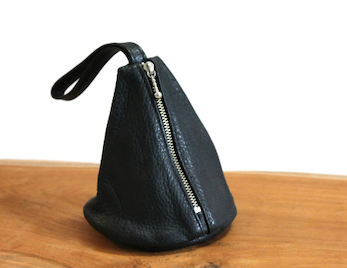 Small discount leather wristlet