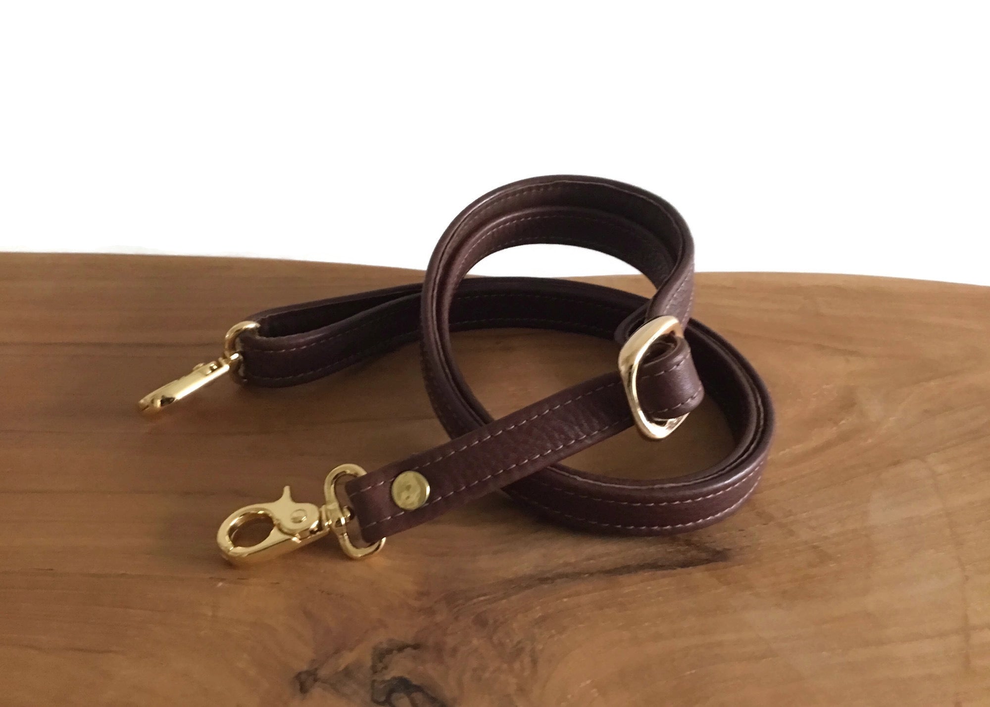 3/4 Wide Crossbody Leather Strap, Replacement Strap